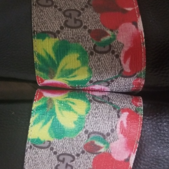 Gucci floral slide sandal 38
